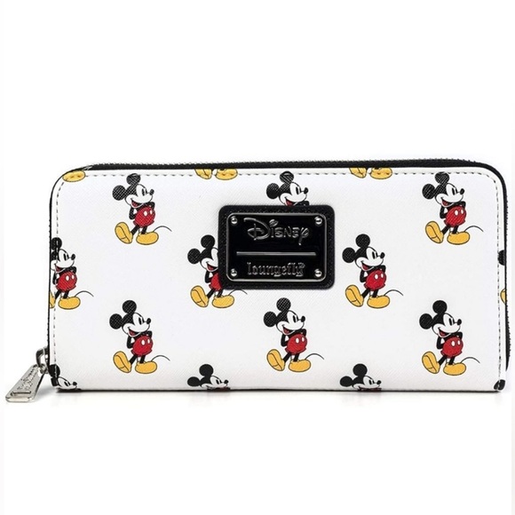 Loungefly Handbags - Loungefly Disney Mickey Mouse White Wallet